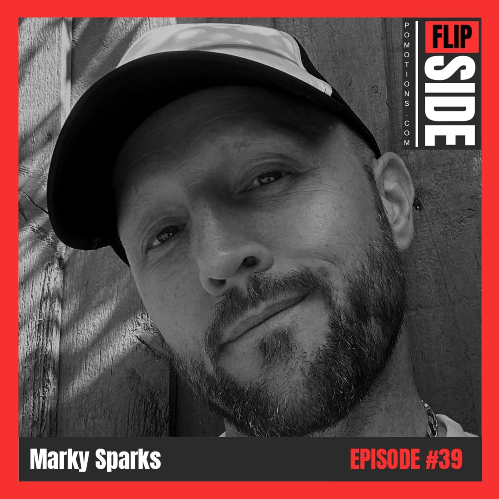 Flipside Radio Show #39 with Marky Sparks episode artwork